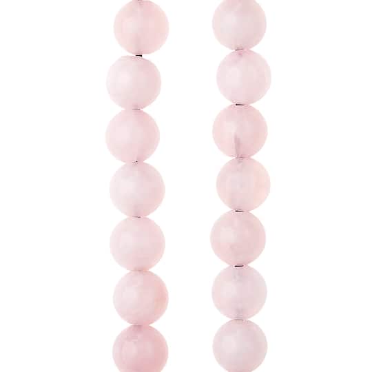 Rose Quartz Round Beads, 10mm by Bead Landing™